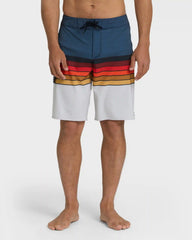 All Day Stripe Pro 20" Boardshorts - Sunset Ocean Multi - Sunset Ocean
