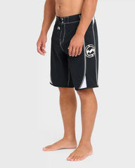 Dbah Bio Wave Pro 21" Boardshorts - Black/White - Black/White