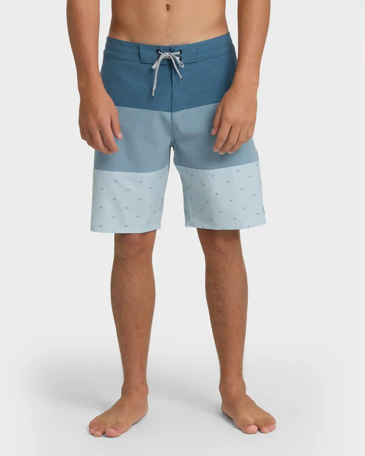 Tribong Lo Tide 19" Boardshorts - Blue Fog Multi - Blue Fog