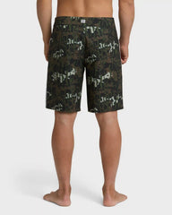 Piped Pro 19" Boardshorts - Camo - Camo