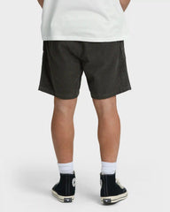 Larry Layback 19" Cord Shorts - Dark Gray