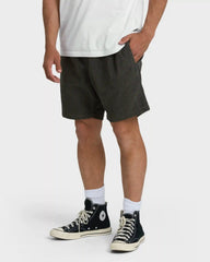 Larry Layback 19" Cord Shorts - Dark Gray