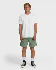 Larry Layback 19" Cord Shorts - Moss