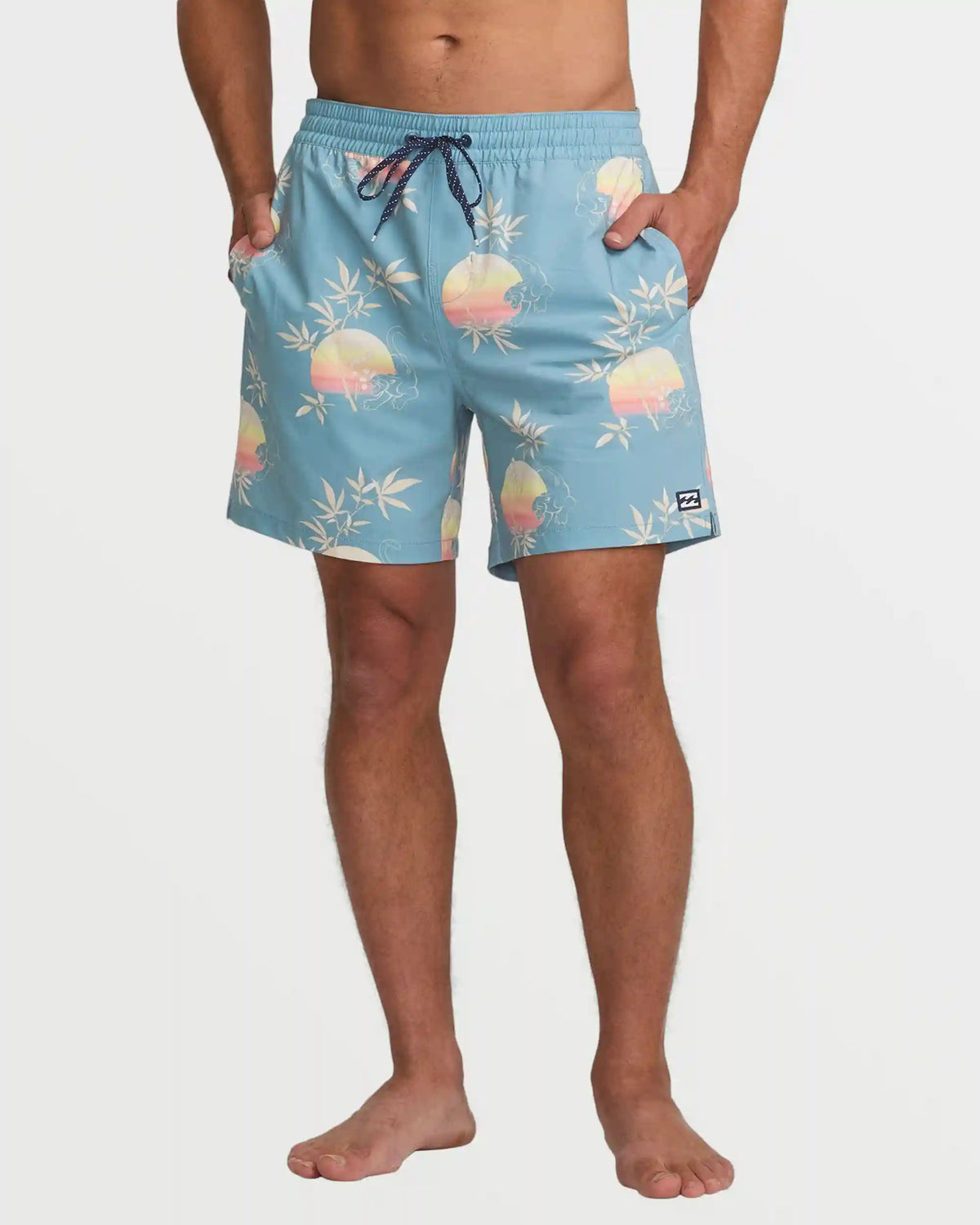 Good Times Layback 16" Trunks - Washed Blue