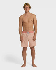 Good Times Layback 16" Trunks - Vintage Pink