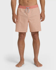 Good Times Layback 16" Trunks - Vintage Pink