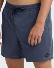 Every Other Day Wave Washed Layback 16" Trunks - Graystone