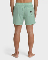 Every Other Day Wave Washed Layback 16" Trunks - Mist Green