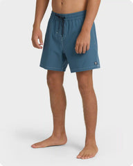 Lineup Solid Layback 16" Trunks - Real Teal