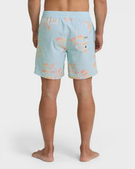 Seventy Three Layback 16" Trunks - Dusty Blue