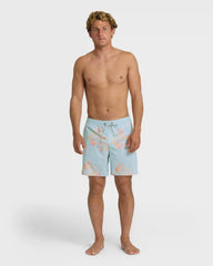 Seventy Three Layback 16" Trunks - Dusty Blue