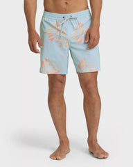 Seventy Three Layback 16" Trunks - Dusty Blue