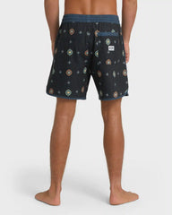 Seventy Three Layback 16" Trunks - Navy