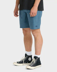 Crossfire Submersible 19" Hybrid Shorts - Blue Fog