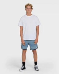 Surftrek Transit Elastic 17" Hybrid Shorts - Mid Blue