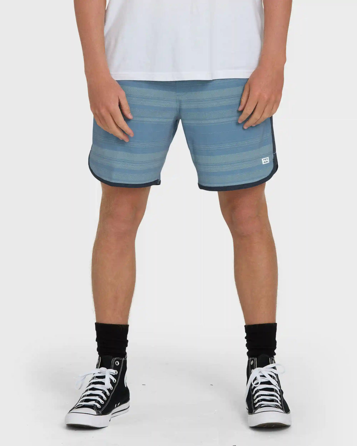 Surftrek Transit Elastic 17" Hybrid Shorts - Mid Blue