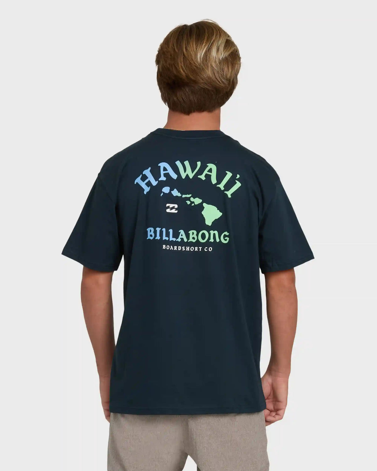 Island Chain Hawaii Regular Short Sleeve Tee - Navy