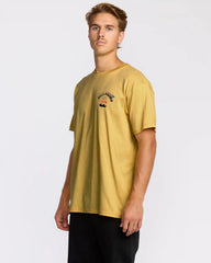 Arch Fade Premium Short Sleeve T-Shirt - Dust Yellow