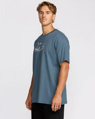 Beach Club Premium Short Sleeve T-Shirt - Steel Blue
