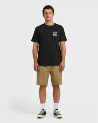 Crayon Wave Premium Short Sleeve T-Shirt - Washed Black