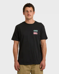 Crayon Wave Premium Short Sleeve T-Shirt - Washed Black