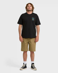 Solar Regular Short Sleeve T-Shirt - Washed Black