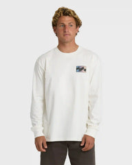 Crayon Wave Premium Long Sleeve T-Shirt - Off White
