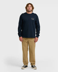 A/Div Scenic Route Long Sleeve T-Shirt - Navy
