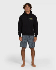 Haleiwa Rising Sun Pullover Hoodie  - Black