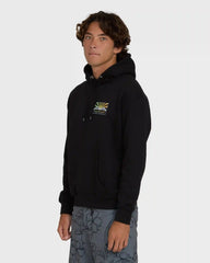 Haleiwa Rising Sun Pullover Hoodie  - Black