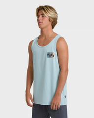 Crayon Wave Tank - Dusty Blue