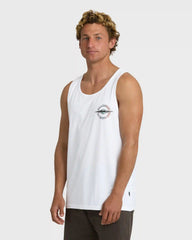 Hollow Diamond Tank - White