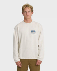 Compass Crewneck Sweatshirt - Oatmeal Heather.