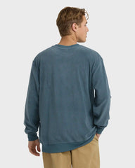 Torched Crewneck Sweatshirt - Real Teal