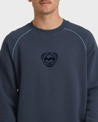 Bio Fleece Crewneck Sweatshirt - Vintage Navy