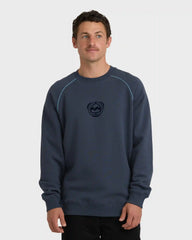 Bio Fleece Crewneck Sweatshirt - Vintage Navy