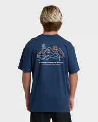 Range Adiv Premium Short Sleeve T-Shirt - Dark Blue