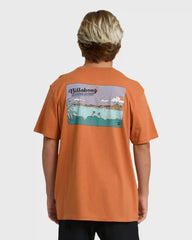 Post Cards Adiv Premium Short Sleeve T-Shirt - Dusty Orange