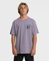 Post Cards Adiv Premium Short Sleeve T-Shirt - Purple Ash