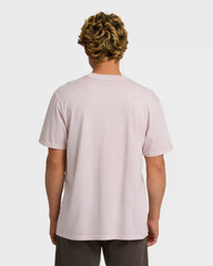 Essential Pocket Wave Washed Premium Short Sleeve T-Shirt - Dusty Purple