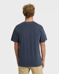 Essential Pocket Wave Washed Premium Short Sleeve T-Shirt - Graystone