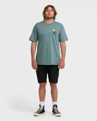 Canyons Regular Short Sleeve T-Shirt - Sea Blue