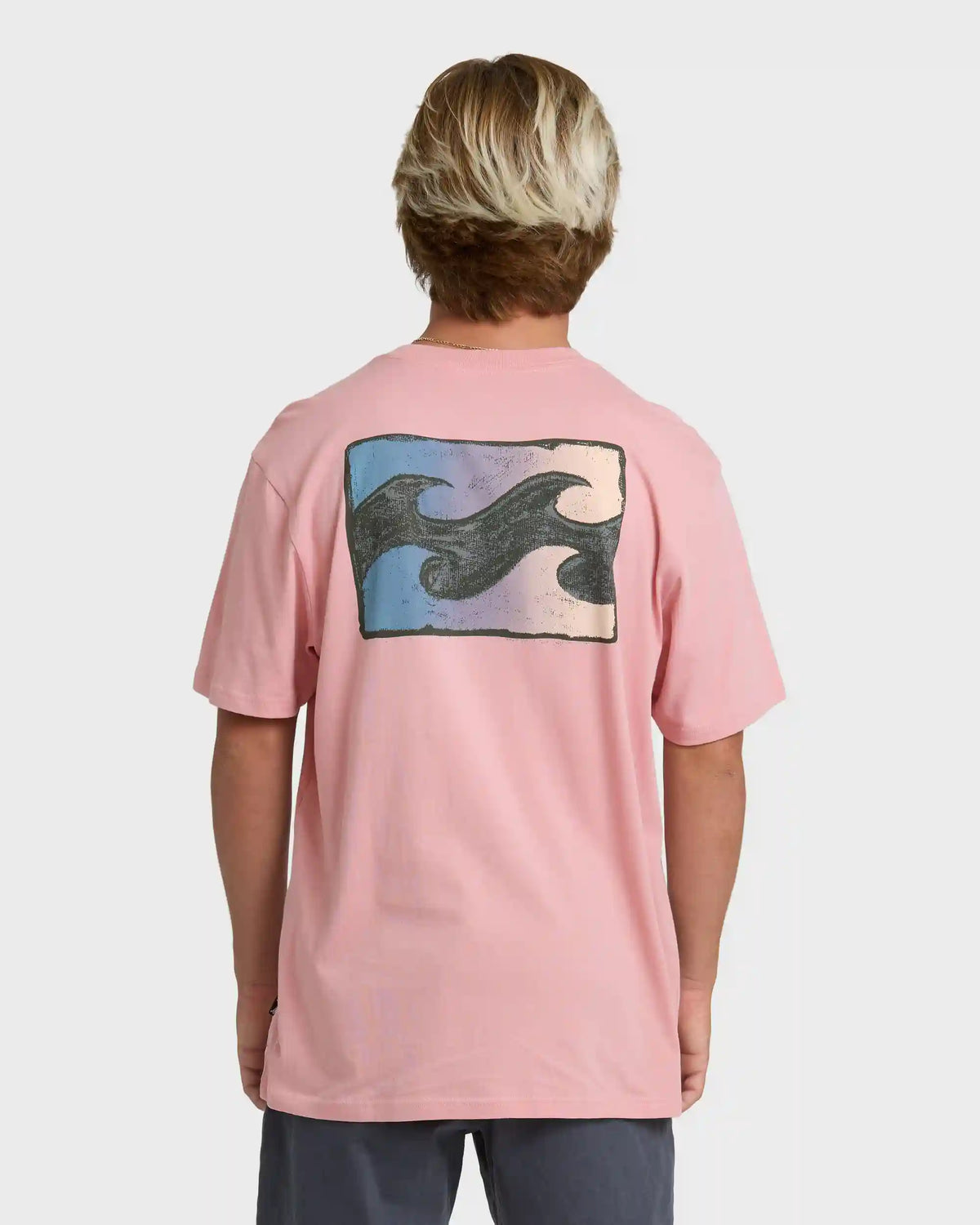 Crayon Wave Premium Short Sleeve T-Shirt - Vintage Pink