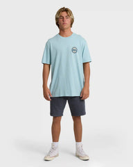 Hollow Premium Short Sleeve T-Shirt - Dusty Blue