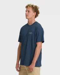 Heritage Arch Premium Short Sleeve T-Shirt - Dark Denim