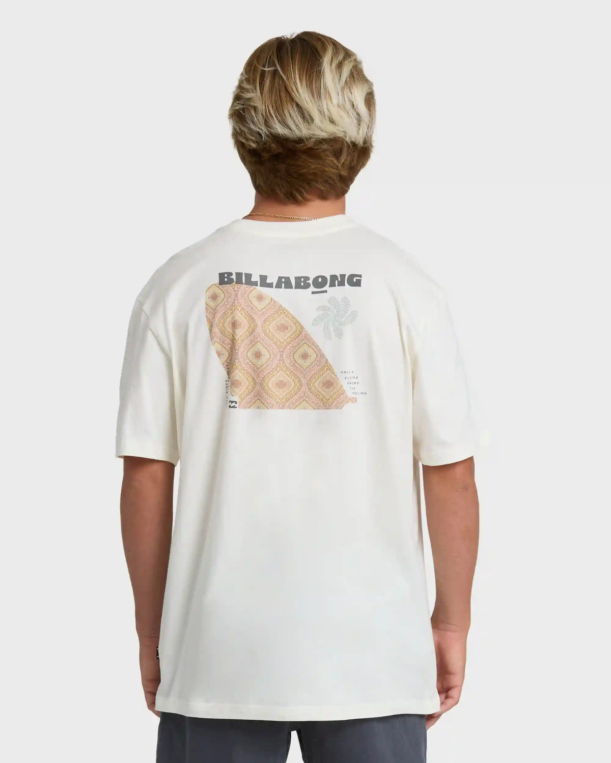 Single Fin Premium Short Sleeve T-Shirt - Off White