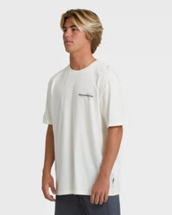 Single Fin Premium Short Sleeve T-Shirt - Off White