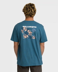Single Fin Premium Short Sleeve T-Shirt - Real Teal