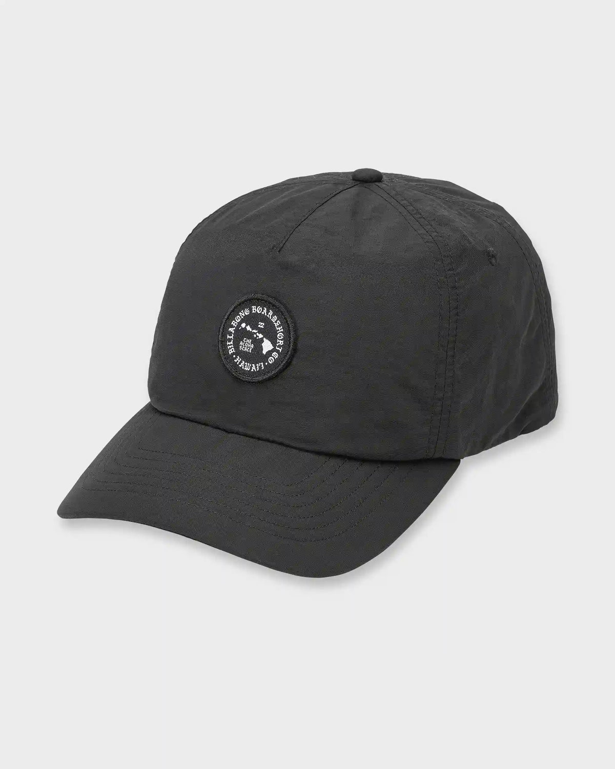 Aloha Island Hi Snapback Hat - Black