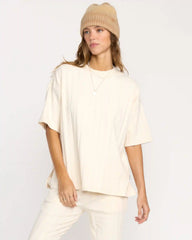 Cass Short Sleeve Top - Whitecap